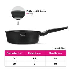 Fissman Rebusto Induction Aluminium Grill Pan (28 cm)