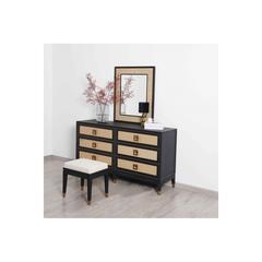 Pan Emirates Renard Dressing Stool (Black)