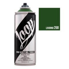 Loop Premium Artist Quick Dry Spray Paint, LP268 (400 ml, Livorno Green)
