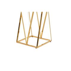 Pan Emirates Equastar End Table Large With LED Light (Gold)