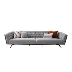 Texline 4-Seater Fabric & Metal Sofa Pan Emirates