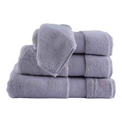 PAN Emirates Tiffany Zero Twist Cotton Bath Sheet (90 x 150 cm, Silver Grey)