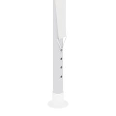 vidaXL Polyethylene & Steel Professional Party Tent W/Side Walls (250 x 250 x 240 cm, White)