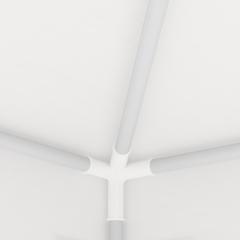 vidaXL Polyethylene & Steel Professional Party Tent W/Side Walls (250 x 250 x 240 cm, White)