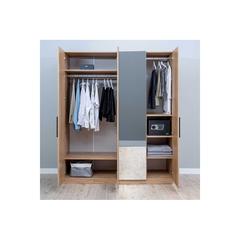 Pan Emirates Serato 4-Door Wardrobe With Mirror
