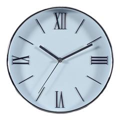 PAN Emirates Aiden Plastic Analogue Wall Clock (30 cm, Silver)
