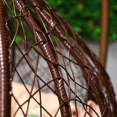 Archi Single Seater Rattan & Steel Swing Chair Danube Home
