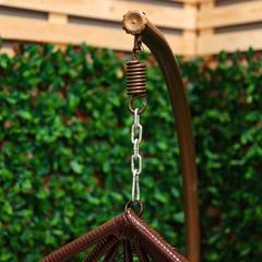 Archi Single Seater Rattan & Steel Swing Chair Danube Home