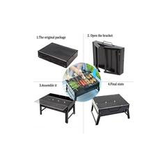 Toshonics Charcoal Portable BBQ Grill W/Foldable Legs, BJM83080