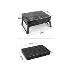Toshonics Charcoal Portable BBQ Grill W/Foldable Legs, BJM83080