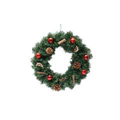 Pan Emirates Artificial Christmas Wreath (40 cm, Green)