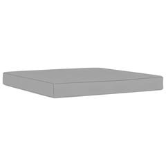 vidaXL Pallet Ottoman Cushion Grey Fabric