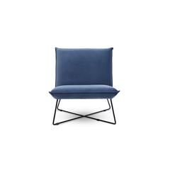 Pan Emirates Cambridge Fabric & Metal Accent Chair (75 x 81 x 80 cm)