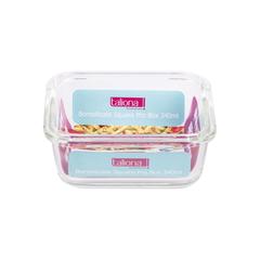 Taliona Boro Pro Borosilicate Glass Food Container (340 ml, Square)