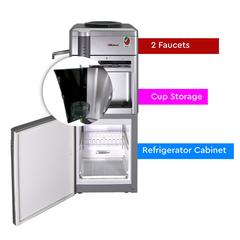 Nobel Top Load Water Dispenser W/ Refrigerator, NWD1596RS (10 L, 550 W)