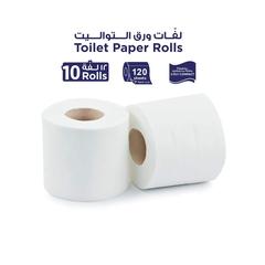 Metro Soft & Strong Toilet Tissue Rolls (120 Sheets x 2 Ply, Pack of 10 Rolls)