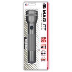 Maglite 2D Cell LED Flashlight, ST2D096R (Gray, 168 Lumen)