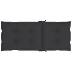 vidaXL Garden Chair Cushions 2 pcs Anthracite 120x50x7 cm