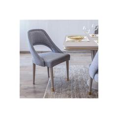 Pan Emirates Stegeman Fabric & Wood Dining Chair (49 x 65 x 93 cm)