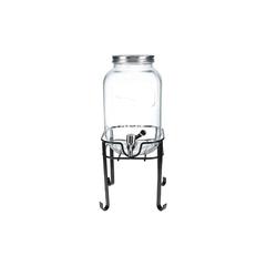 Orchid Glass Beverage Dispenser W/Stand (4 L)