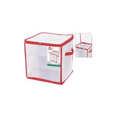 Homesmiths PVC Christmas Ornament Storage Box (31 x 31 x 31 cm)
