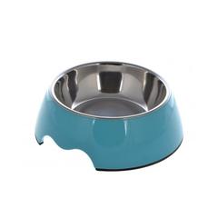 Nutra Pet Melamine Round Bowl (Sky Blue, 27 x 9 cm, 1400 ml)