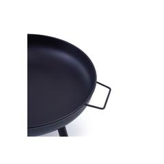 Round Metal Fire Pit (68 x 58 x 23 cm, Black)