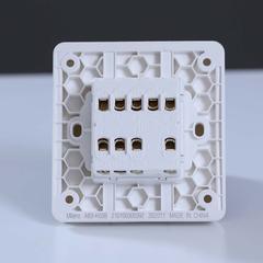Milano 10A 3 Gang 2 Way Switch Wh Ps (3 x 3 cm)