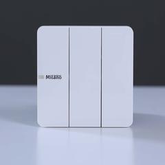 Milano 10A 3 Gang 2 Way Switch Wh Ps (3 x 3 cm)