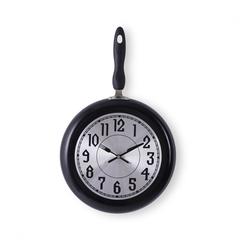 Pan Emirates Gusto Kitchen Wall Clock (30 x 5 x 48 cm, Black)