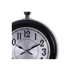 Pan Emirates Gusto Kitchen Wall Clock (30 x 5 x 48 cm, Black)