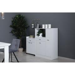 Pan Emirates Diges Panel Board 2-Door Kitchen Cabinet W/Drawer (91 x 39 x 121 cm)