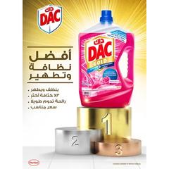 Dac Disinfectant Floor Cleaner Liquid (Rose Bloom, 3+1 L, 2 Pc.)