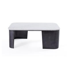 Pan Emirates Hanbrook Metal & Marble Coffee Table (94 x 64 x 36 cm)
