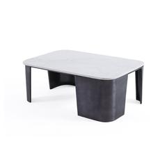 Pan Emirates Hanbrook Metal & Marble Coffee Table (94 x 64 x 36 cm)