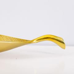 Danube Home Decimus Aluminum Ribbed Leaf (53 x 13 x 5 cm)