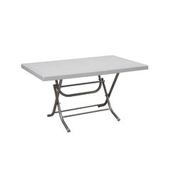 Pan Emirates Helvina Metal & Plastic Foldable Dining Table (140 x 80 x 74 cm)