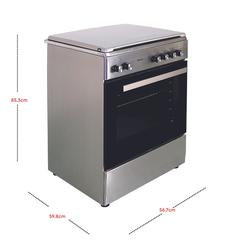 Nobel Freestanding 4-Burner Electric Hot Plate Cooker, NGC6400 (60 x 55 cm)