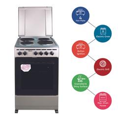 Nobel Freestanding 4-Burner Hotplate Electric Cooker & Oven, NGC5400S (50 x 50 cm)