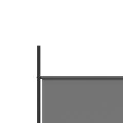 vidaXL 4-Panel Room Divider Anthracite 200x200 cm Fabric
