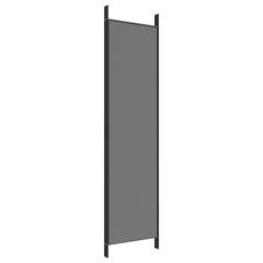 vidaXL 4-Panel Room Divider Anthracite 200x200 cm Fabric