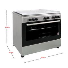 Nobel 5-Burner Gas Cooker, NGC9699 (90 x 60 cm)