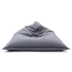 كرسي بين باج مخمل منحدر صغير لاني (رمادي ، 120 × 140 سم)