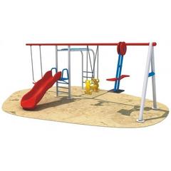 Myts Mega Fun Kids Slide, Swing & Climber