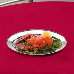 Raj Stainless Steel Oval Tray (35 cm)