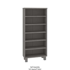vidaXL Solid Pine Wood CD Cabinet (45 x 18 x 100 cm, Light Gray)