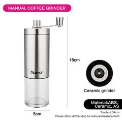 Fissman Stainless Steel Manual Coffee Grinder (18 cm)