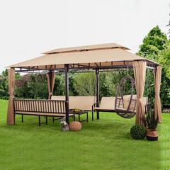 Ajanta All-In-One Steel Gazebo Danube Home (490 x 250 x 300 cm)