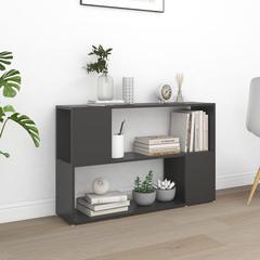 vidaXL Engineered Wood Book Cabinet (100 x 24 x 63 cm, Gray)