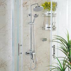 Milano Dallas Stainless Steel Rain Shower Mixer Kit